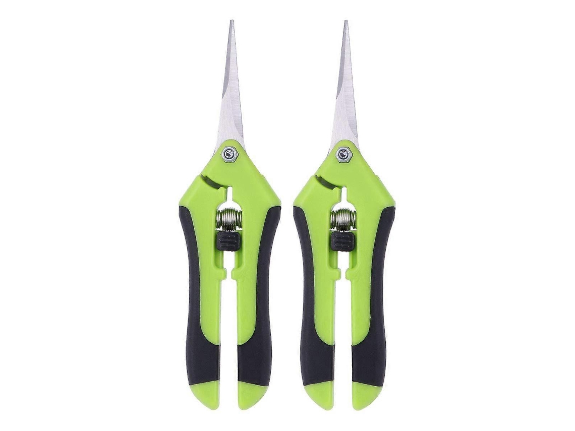 Tijeras De Podar Profesionales De Acero Inoxidable Manuales Para Jardín (verde)
