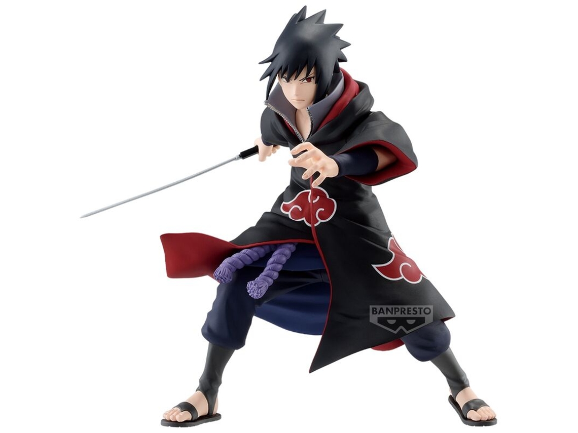 Figura Naruto Shippuden Sasuke Uchiha IV Vibration Stars 15cm B.active