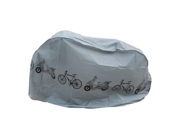 Cubre Bicicletas Proteccion Lluvia Y Uv Plata