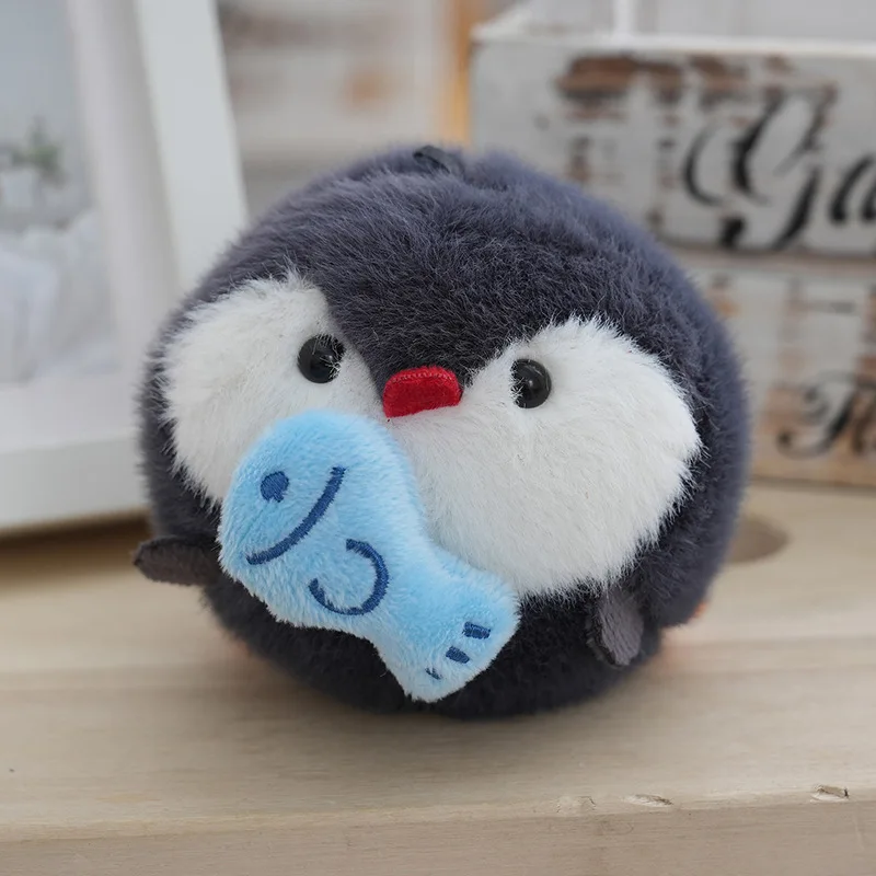 (estilo 1) Lindo Y Suave Llavero De Peluche Redondo Con Forma De Animal, Adorable Mini Llavero