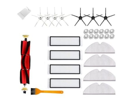 Accesorios para aspiradora Xiaomi Roborock S5 Max S50 S51 S55 S6, piezas de limpiador lavable, filtro Hepa, cepillo principal, Cepillo Lateral
