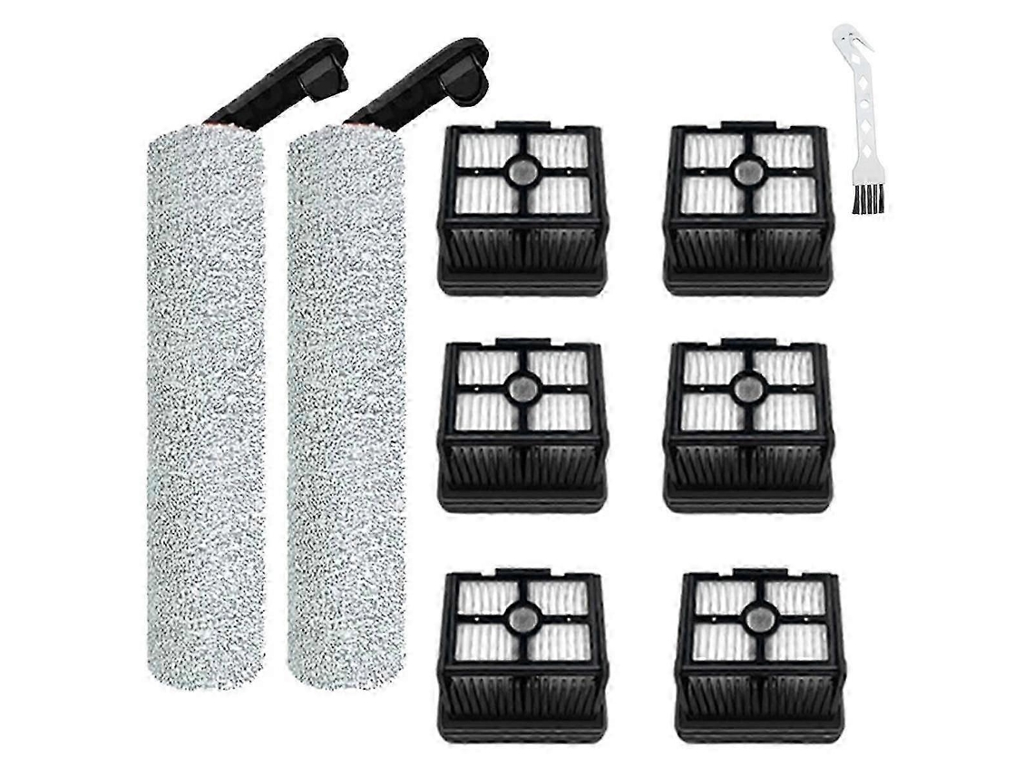 Para aspiradora H12 Pro / H12 Plus / H12 Core: rodillo suave, cepillo principal, filtro HEPA, accesorio de repuesto