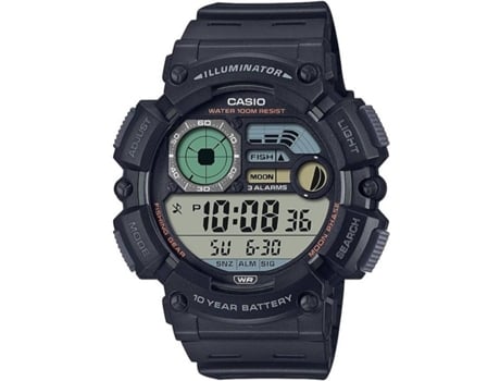 Reloj CASIO Hombre (Silicona - Negro)