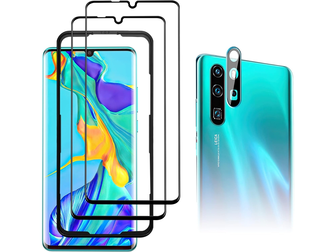 Protector de Pantalla Protetores Moldura Alinhamento Hd Sem Arranhões para Huawei P30 Pro HONGWE. Transparente