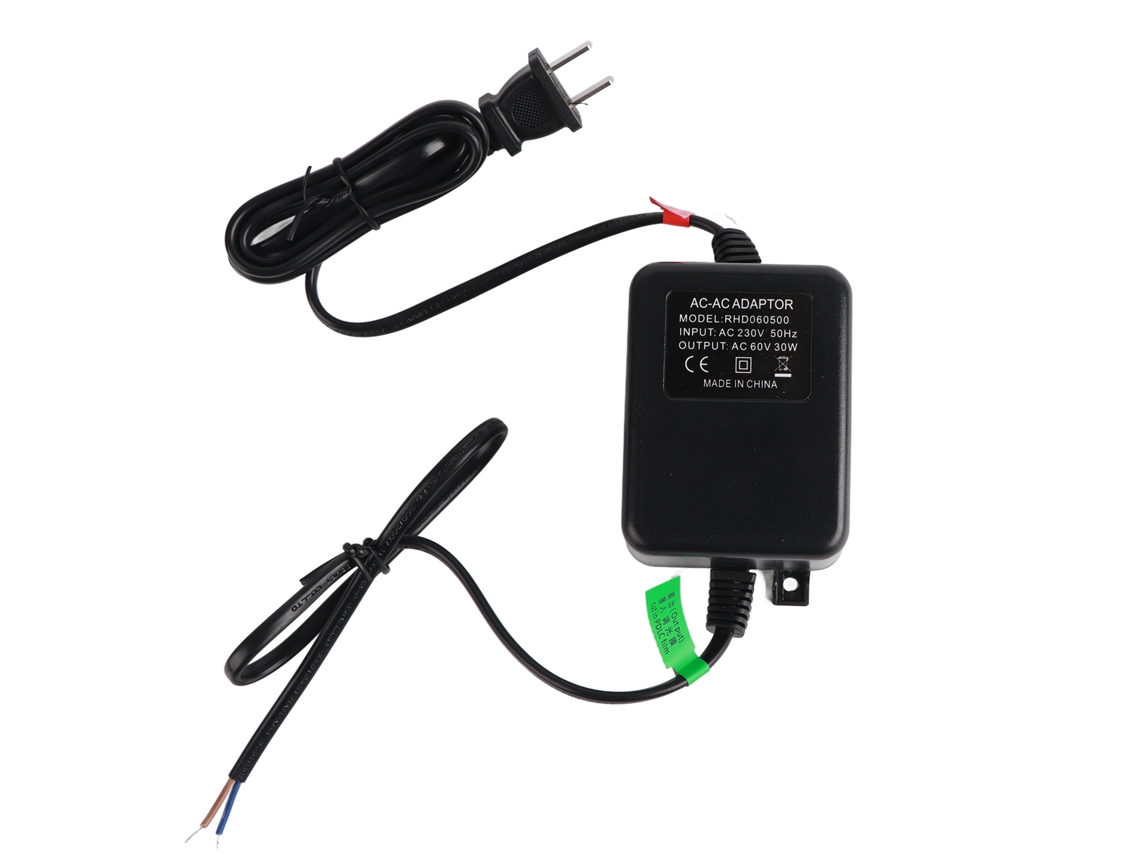 Fuente De Alimentación De 30 W Con Ajuste De Brillo, Transformador Para Control De Vidrio Conmutable Y Cable.