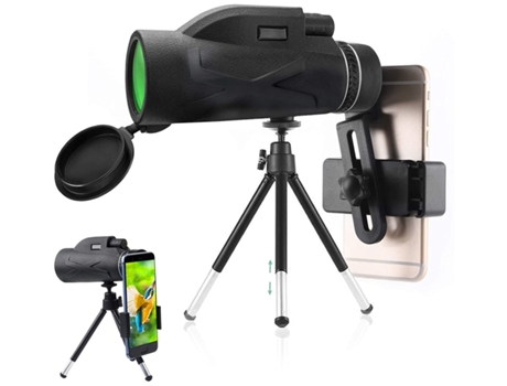 Adaptador Monocular a Prismático de 1,25 Pulgadas para Telescopio Astronómico, para Observación de Aves - Negro