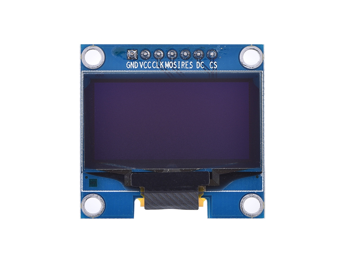 Módulo De Pantalla Oled De 1,3 Pulgadas Y 128x64 Píxeles Con Control Ssh1106, Interfaz Serie Iic Y Bajo Consumo De Energía.