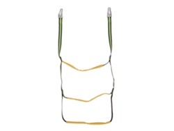 Escalera de cuerda marina de 3 peldaños, plegable, resistente y con gran capacidad de carga para barcos, canoas y kayaks.
