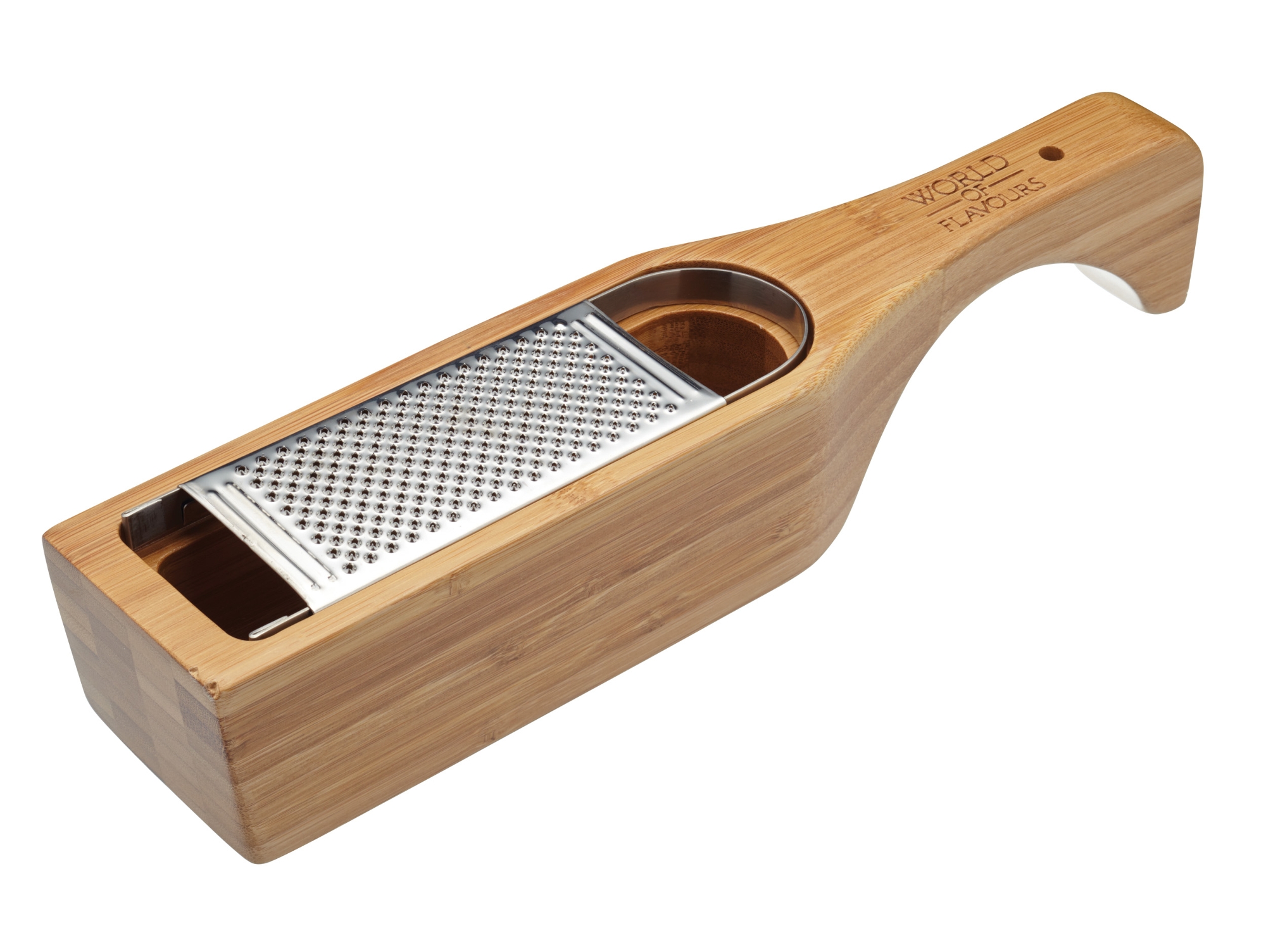 Rallador de Parmesano con Soporte en Bambu KITCHEN CRAFT