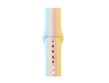 Correa Silicona Arcoiris para Apple Watch Series 9 Aluminio 45Mm Arcoiris