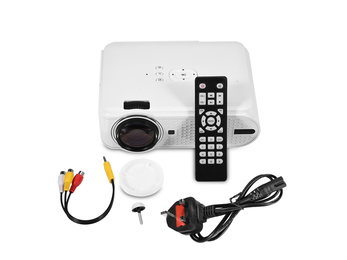 Proyector LED de cine en casa (compatible con Android 6.0, 1080p)