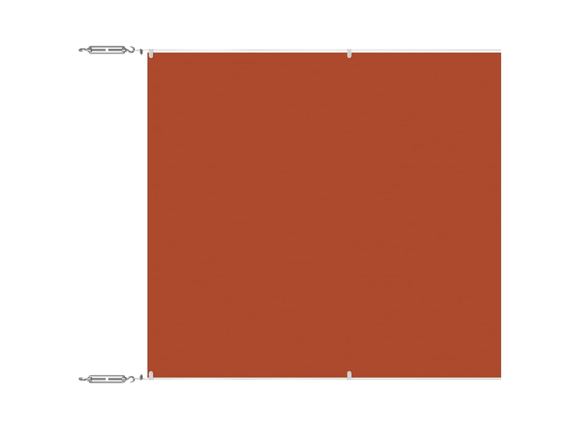 Toldo Vertical 140x600 cm Tejido Oxford Color Terracota MAISON EXCLUSIVE