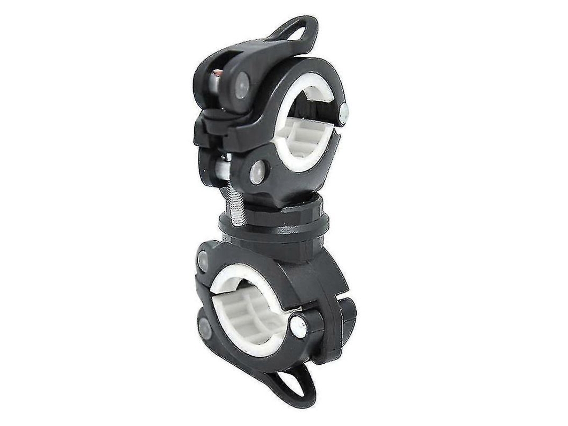 Soporte Para Luz De Bicicleta Con Ajuste De Rotación De 360 Grados Y Correa Ajustable - Azul
