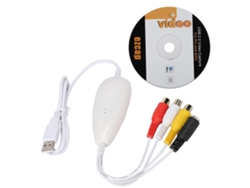Captura de vídeo USB 2.0 (sin controlador para Mac/Windows)