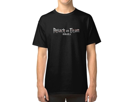 Camiseta ROCKINSTONE Attack On Titan Algodón para Hombre (XL)