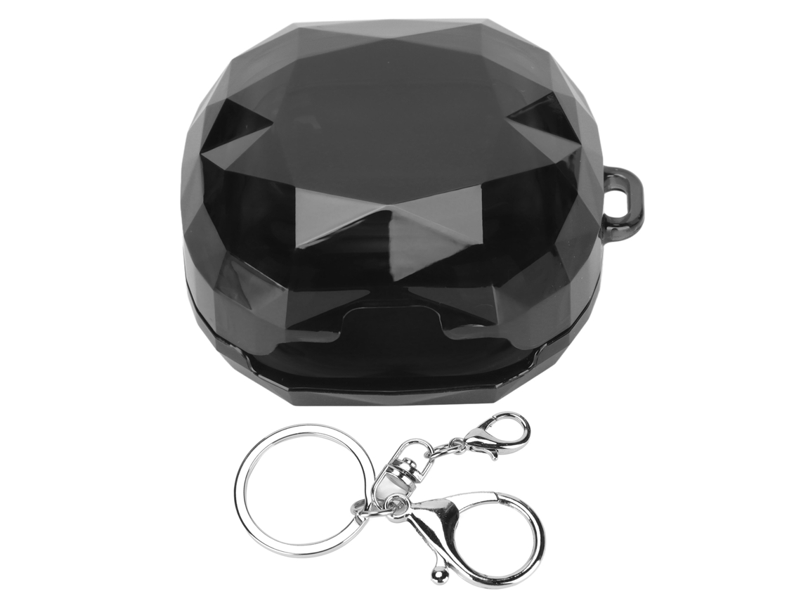 Elegante Funda Protectora Antichoque Para Auriculares Galaxy Buds Con Soporte Para Llaves.