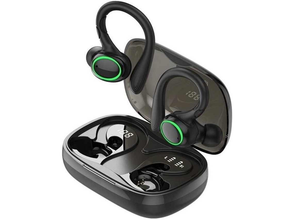 Auriculares Azultooth True Inalámbrico YAN-I25 (In Ear - Micrófono - Negro)