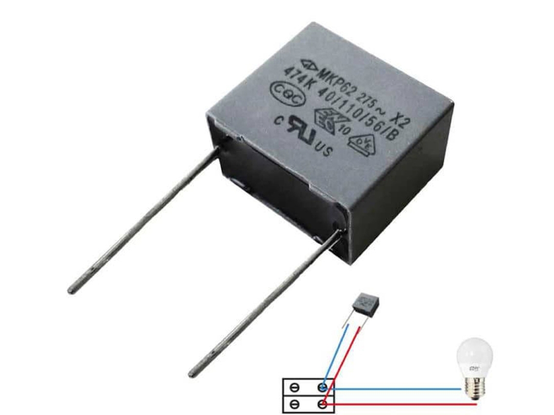 Pack 5 condensador para Lámpara Led Edm