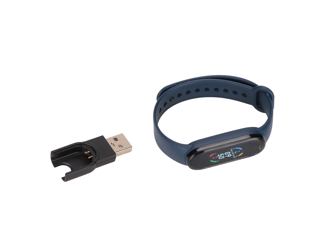 Pulseira Inteligente Com Contador De Passos Monitor De Frequência Cardíaca Sono App Bluetooth 4.0 Impermeável
