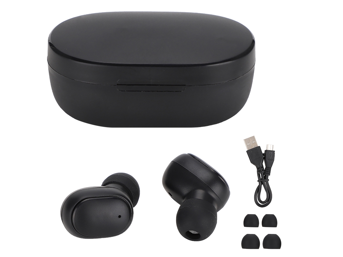 Auriculares Bluetooth (estéreo Tws) A6s Auriculares Estéreo Bt Tws Auriculares Bluetooth 5.3 Color Negro