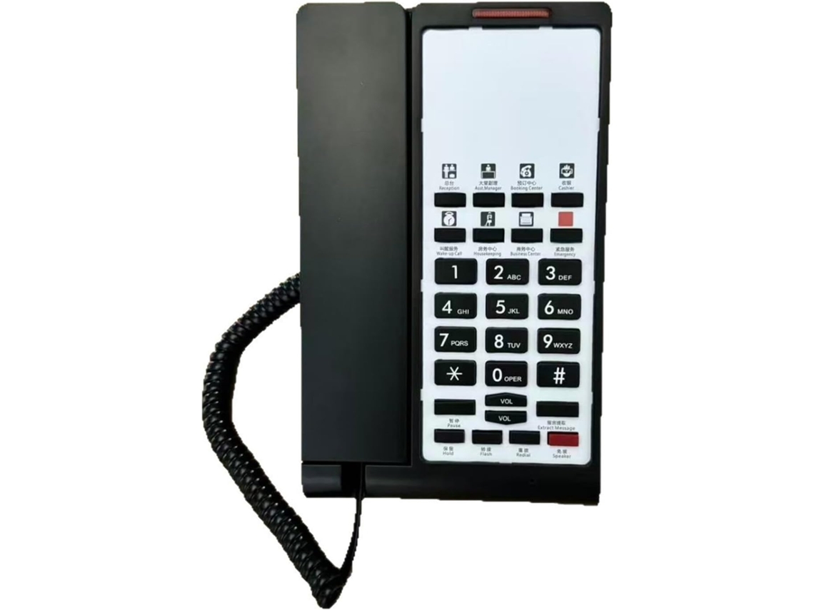 Teléfono Fijo De Pared Para Oficina, Hotel, Hogar, Baño, Ahorra Espacio.
