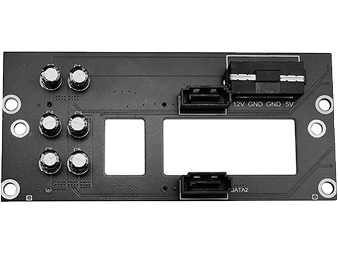 Placa Adaptadora Para Chasis De Disco Duro De 2,5/3,5" - 2 Bahías De Almacenamiento