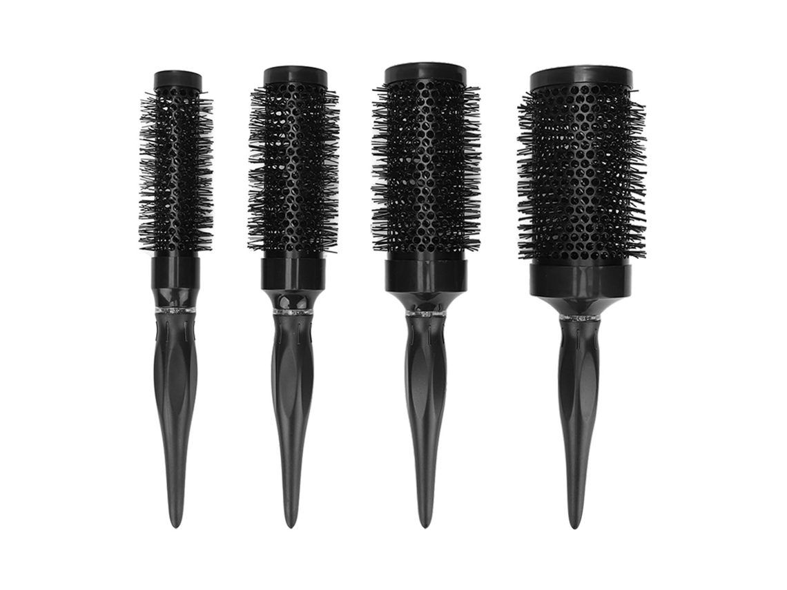 Set De Cepillos Redondos De Aleación Para Peinado, Cepillo De Pelo Redondo Para Rizado Y Secado Con Secador, Ideal Para Estudiantes