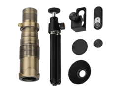Lente De Telescopio De Zoom Telefónico 22x Para Móvil 4k Hd Con Control Remoto