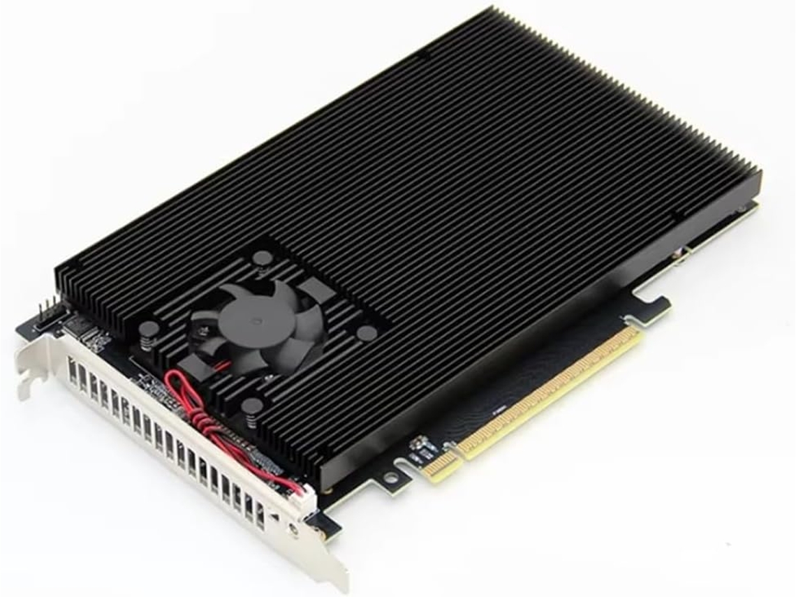 Tarjeta De Expansión Pcie 3.0 Con Interfaz Nvme M.2, Cuatro Bahías, Chipset Plx8747, Sin Separación.