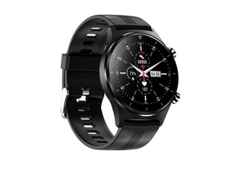 Smartwatch SMANDY E12 1.28in Llamadas Bluetooth (Android IOS - Negro)