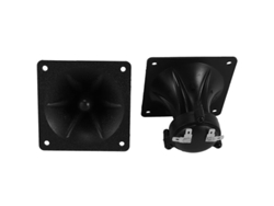 Tweeter Piezoeléctrico Nuevo De 2 Piezas (modelo 2024) - Altavoz Cuadrado De 5-20 Khz Y 150 W, Color Negro.