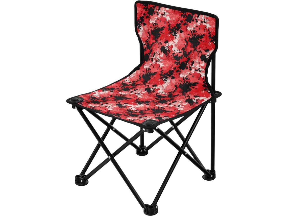 Silla De Camping Plegable Ultraligera Hierro Transpirable Duradera Compacta