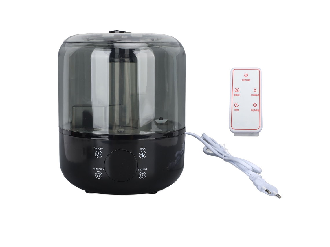 Umidificador De Mesa Silencioso 3l Com Jato Duplo Ajustável Para Escritório E Quarto