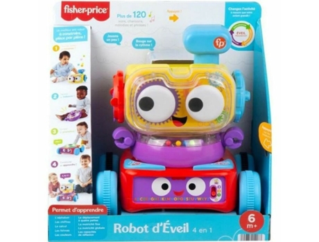 Muñeco FISHER PRICE Jo the Robot 4 in 1 (Edad Mínima Recomendada: 6 meses)