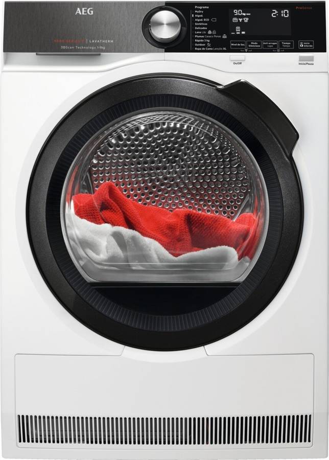 Secadora  AEG T9DEB979 (9 kg - Bomba de Calor - Blanco)