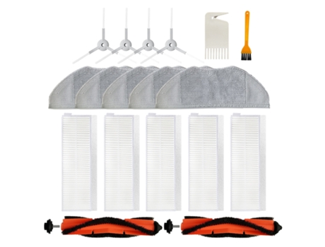 Cepillo rodante principal, cepillo lateral, filtro, paño de mopa para Xiaomi Mi Robot aspirador, mopa esencial G1, paquete de piezas de repuesto pa...