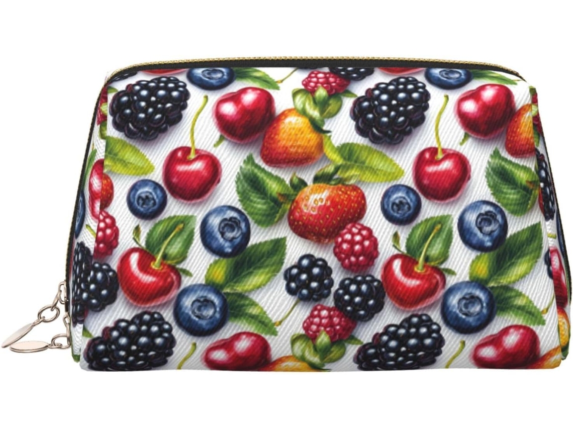 Neceser De Viaje Cuero Organizador Para Mujer Diseño Estampado Vacaciones