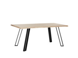 Mesa de comedor BELIANI Graham de MDF Madera clara 90x180x77