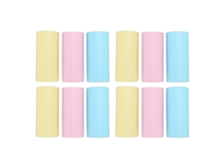 12 rollos de papel térmico de color mini de 57 x 25 mm para impresora térmica versátil de bricolaje