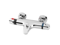 Válvula de control termostática para grifo de baño de pared, cromada