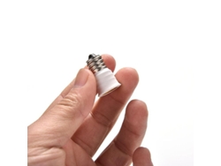 Adaptador De Base De Lámpara E12 A E14 Para Bombillas Led Halógeno Cfl Tkkone Talla Única