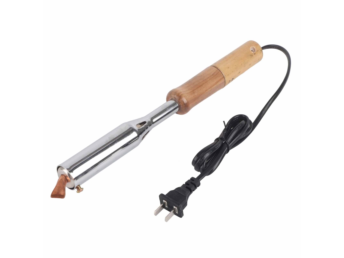 Soldador Eléctrico De 150 W Con Punta Cónica Y Mango De Madera: Una Herramienta Muy Útil.