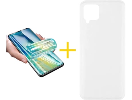 Carcasa + Protector de Pantalla para Huawei P40 Lite SKYHE Transparente Claro