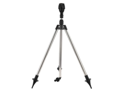 Aspersor Trípode Giratorio De 360° Para Jardines Con Soporte Telescópico Para Riego De Grandes Superficies.