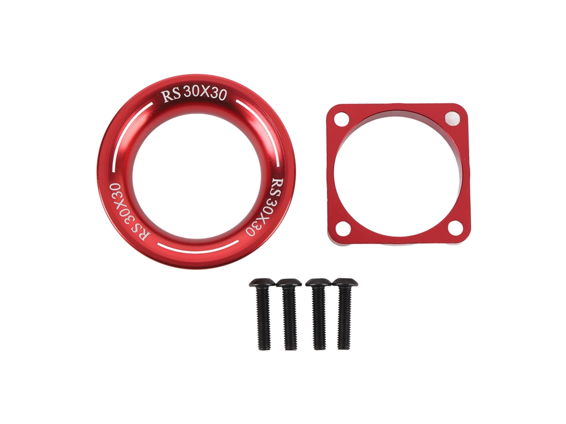 Cubierta De Ventilador De Refrigeración 30x30mm Para Motor 540 550 3650 Esc Radiador Para Coche Rc 1/10 1/8 Rojo