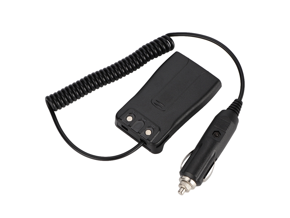 Eliminador De Batería De 12 V Para Autorradio Con Adaptador De Carga Para Baofeng Bf-666s/777s/888s