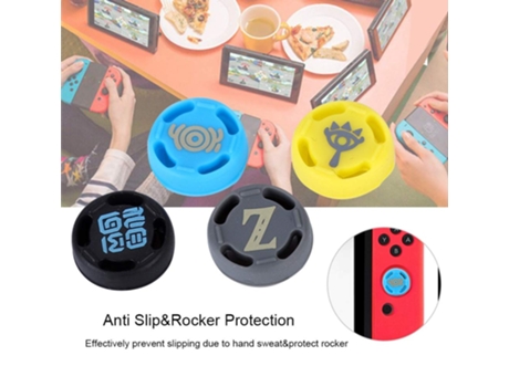 Funda protectora Richer-R con estación de acoplamiento para Nintendo Switch antideslizantes de silicona para Joystick de repuesto