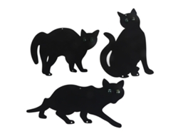 3 Ahuyentadores De Gatos Para El Jardín: Repelente De Plagas Y Aves Con Material De Alta Resistencia.
