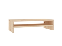 MAISON EXCLUSIVE Soporte para monitor en madera de pino macizo (50x24x13 cm)