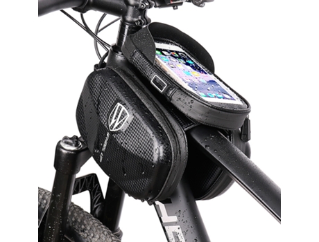 Bolsa de barra transversal de bicicleta resistente a salpicaduras Eva, bolsa frontal, bolsa de tubo superior, bolsa de bicicleta de montaña, 1 unid...